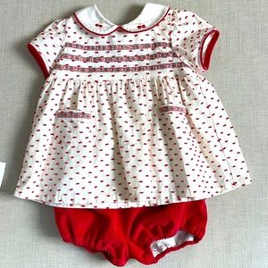 Dondolo Baby Charlotte set (bubble shorts & top)